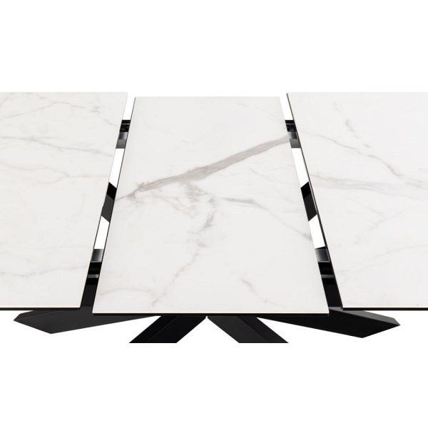 Stół Irwine 168/210x90cm white Akranes - ACTONA